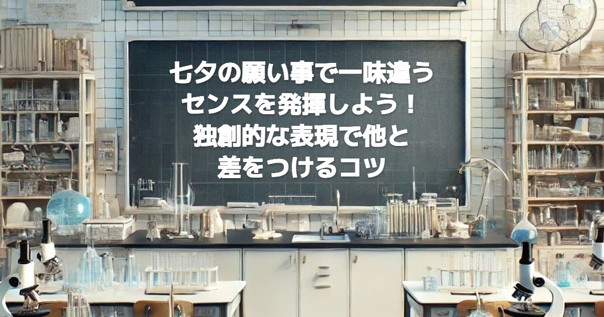 七夕の願い事で一味違うセンスを発揮しよう！独創的な表現で他と差をつけるコツ