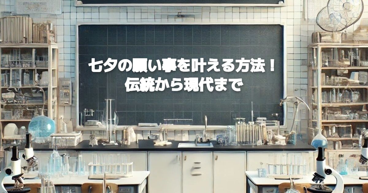 七夕の願い事を叶える方法！伝統から現代まで