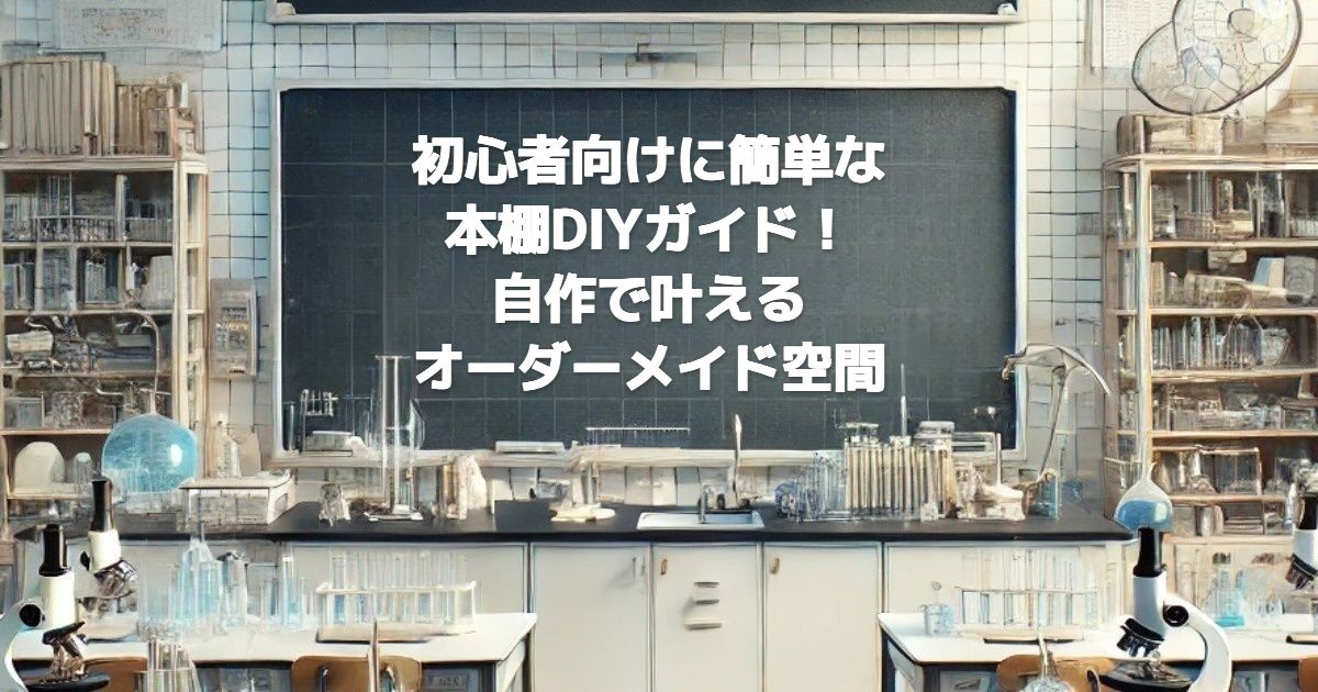 初心者向けに簡単な本棚DIYガイド！自作で叶えるオーダーメイド空間