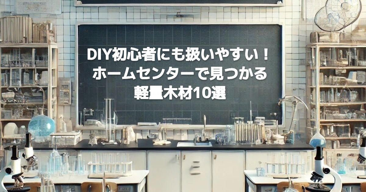 DIY初心者にも扱いやすい！ホームセンターで見つかる軽量木材10選